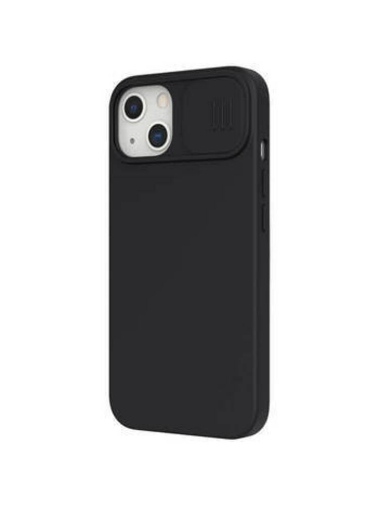 NILLKIN CAMSHIELD SILKY SILIKONINIS DĖKLAS, SKIRTAS IPHONE 13 JUODAS