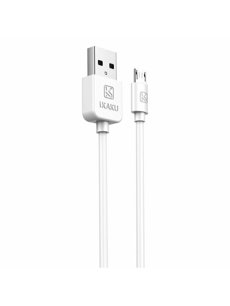 Sieninis įkroviklis 2,4A 2xUSB su kabeliu Micro USB