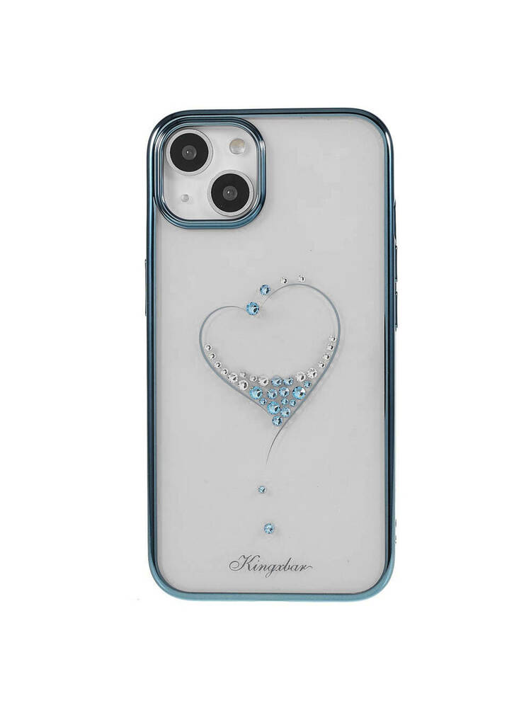 Dėklas iPhone 13 su Swarovski kristalais Mėlyna Spalva