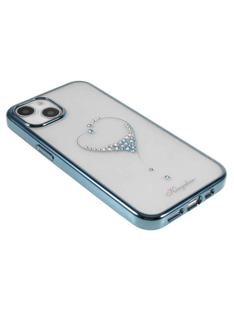 Dėklas iPhone 13 su Swarovski kristalais Mėlyna Spalva