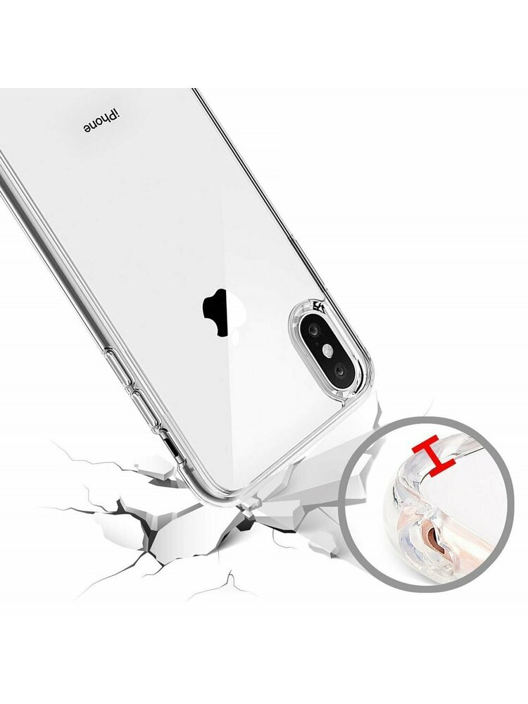 Dėklas IPHONE X / XS Plonas dėklas Protect 2mm skaidrus