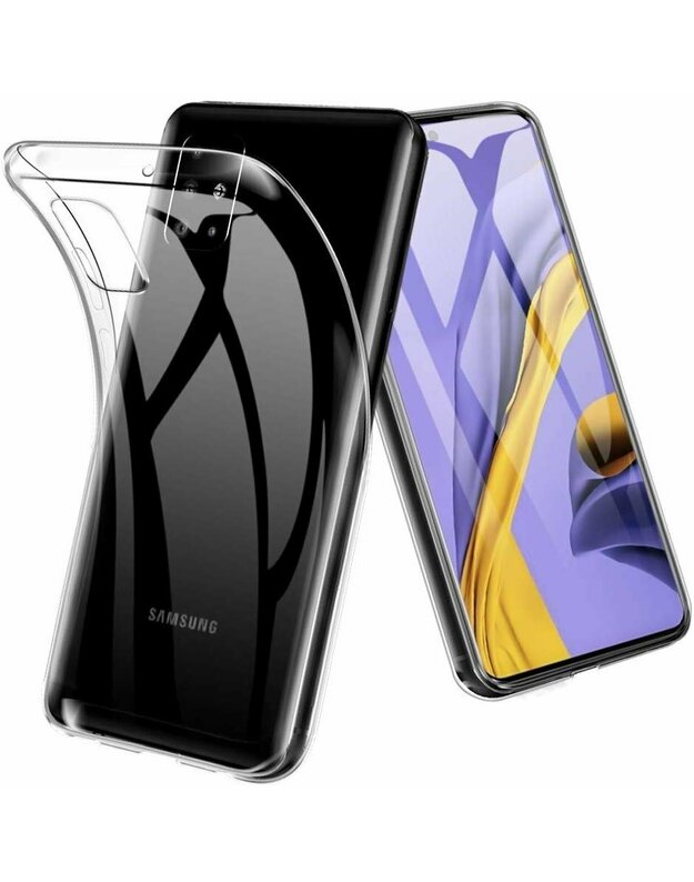 Dėklas SAMSUNG GALAXY A51 Plonas dėklas Protect 2mm skaidrus