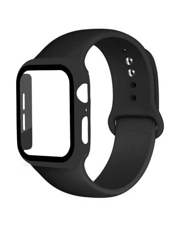 Apyrankė skirta APPLE WATCH 40MM su juodu ekrano dangteliu