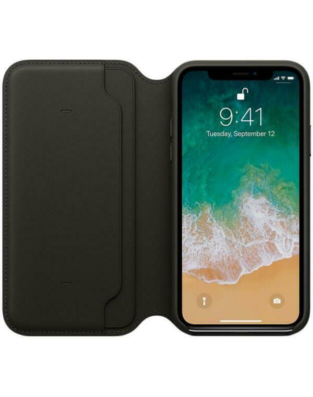 iPhone X Leather Folio - Black | MQRV2ZM/A