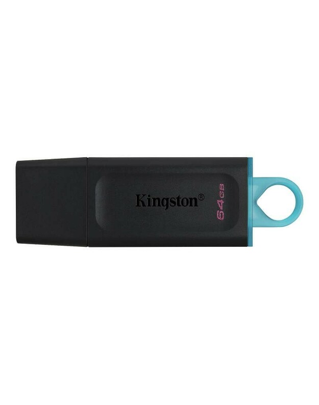 Kingston DataTraveler Exodia 64GB USB 3.2, Black + Teal - USB atmintinė