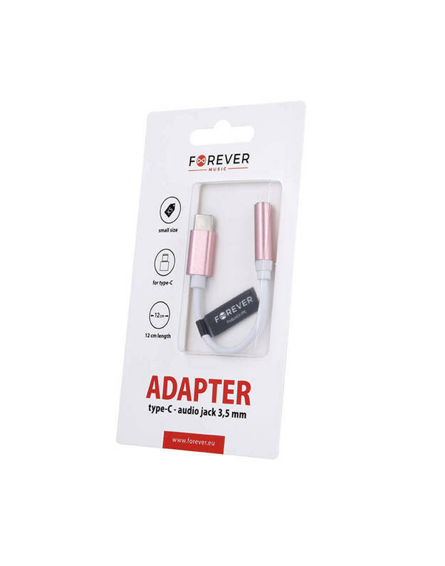 USB-C adapteris, skirtas 3,5 mm Rožinės spalvos Mini lizdui