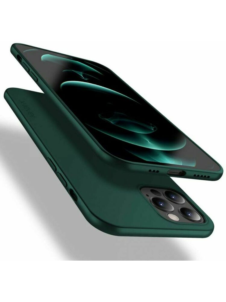 Dėklas X-Level Guardian Apple iPhone 12 Pro Max tamsiai žalias