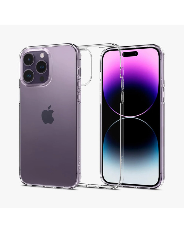 Skaidrus „Spigen Liquid Crystal do iPhone 14 Pro DĖKLAS DANGTELIS SKAIDRUS