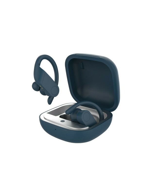 GJBY TWS-08 belaidės Bluetooth stereo ausinės belaidės ausinės – tamsiai mėlyna