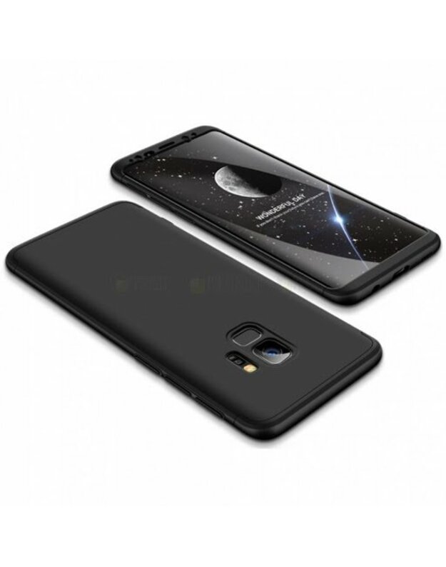 Samsung plastikinė juoda s9 nugarėle