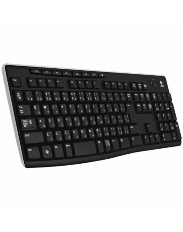 Belaidė klaviatūra „LOGITECH K270“, juoda