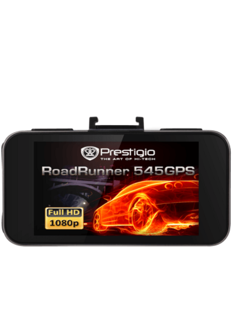 Automobilinis vaizdo registratorius PRESTIGIO Roa, Pistoleto metalo spalva)dRunner 545GPS (FHD 1920x1080 @ 30 fps, 2,7 colių ekranas, NTK96650, 12 MP, 170˚ žiūrėjimo kampas, HD prievadas, mini USB, 4x priartinimas, 130 mAh.