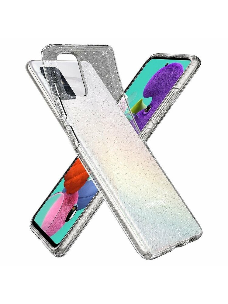 „SPIGEN“ skystas kristalas, skirtas „Samsung A71“ blizgučiams