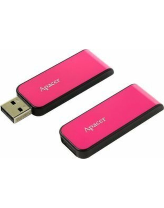 USB laikmena Pendrive Apacer AH334 16GB rožinė (AP16GAH334P-1)