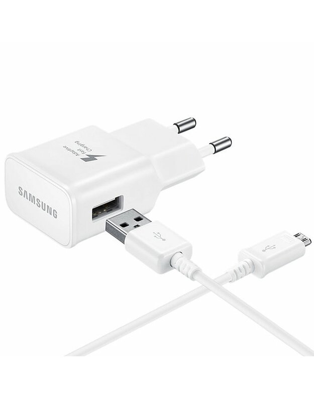 Įkroviklis Samsung N7100 Note 2/i9505 S4 USB (ETAU90EWE) (2A) bulk white