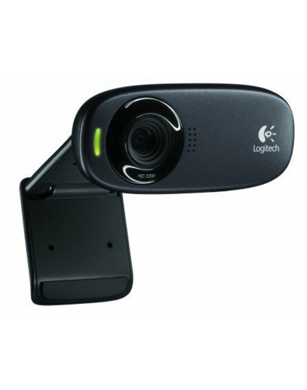 Internetinė kamera su mikrofonu LOGITECH C310, juoda