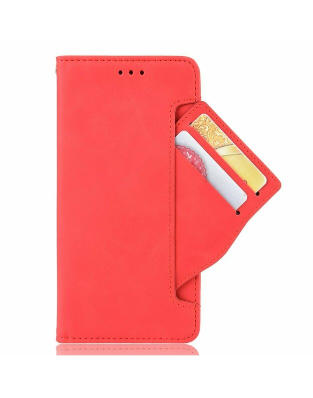 „Samsung Galaxy A32 4G“ dėklas, kortelių lizdas, raudonas