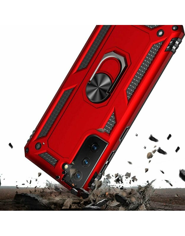 „Nox“ dėklas, skirtas „Samsung Galaxy S21“, raudonas