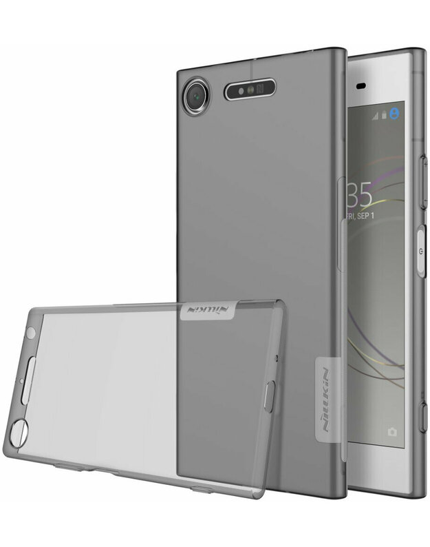 „Nillkin Nature“ kietas dėklas „Sony Xperia XZ1“ - pilkas