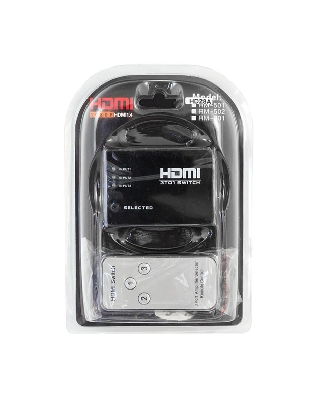 HDMI Skirstytuvas 3D 1080P 3x1