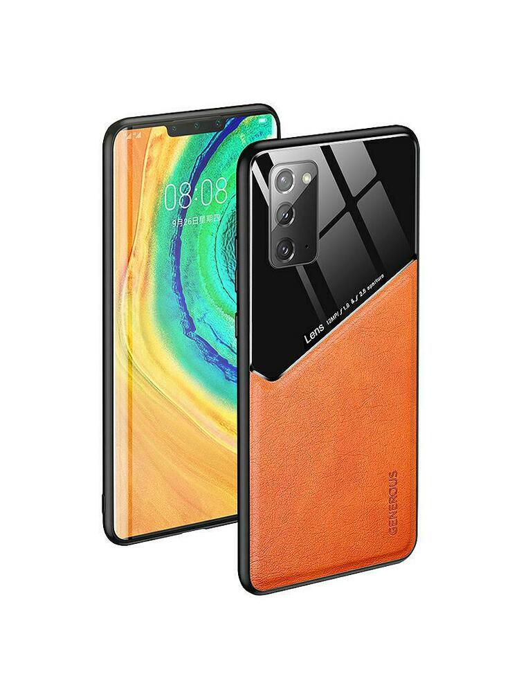 dėklas SAMSUNG A71 oranžinis