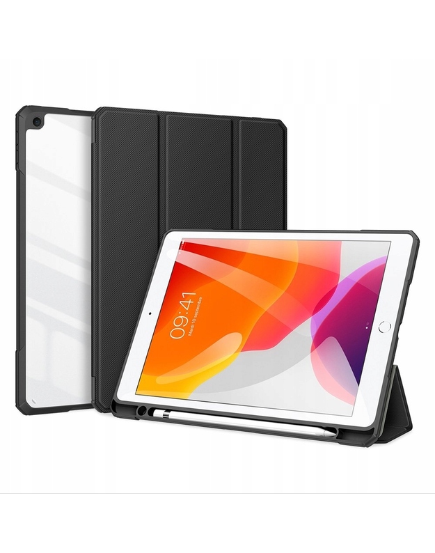 Dux Ducis® Toby Armored Flip Cover apsauginis dėklas su rašiklio laikikliu, skirtas iPad 10.2 