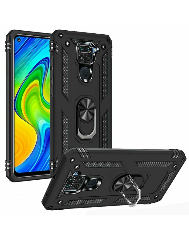 „Etui ERBORD NOX do Xiaomi Redmi Note 9“ - juoda