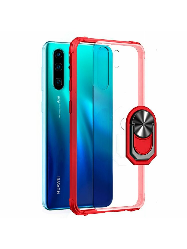 Etui hibridinis žiedas „Huawei P30 Pro“, raudonas