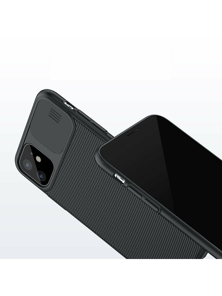 Etui NILLKIN do iPhone 11, „CamShield“ dėklas, juodas