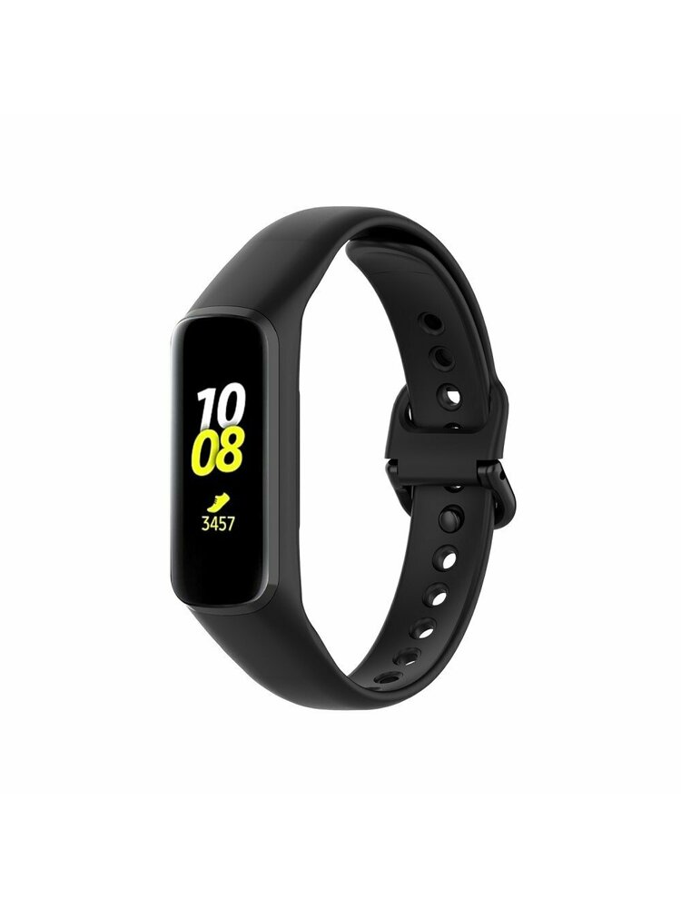 „Samsung Galaxy Fit E SM-R375“ silikoninė juosta - juoda