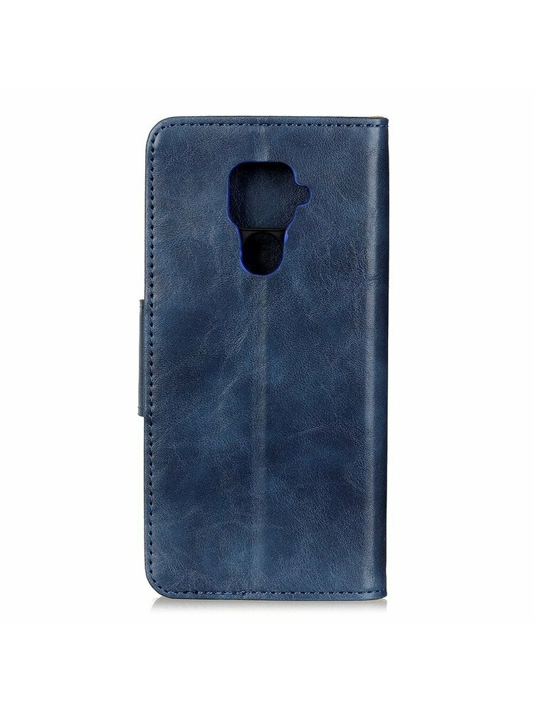 „Xiaomi Redmi Note 9“ piniginės odinis dėklas - mėlynas