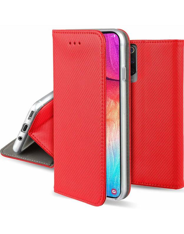 Dėklas SAMSUNG GALAXY XCOVER 5 Flip Magnet raudonas