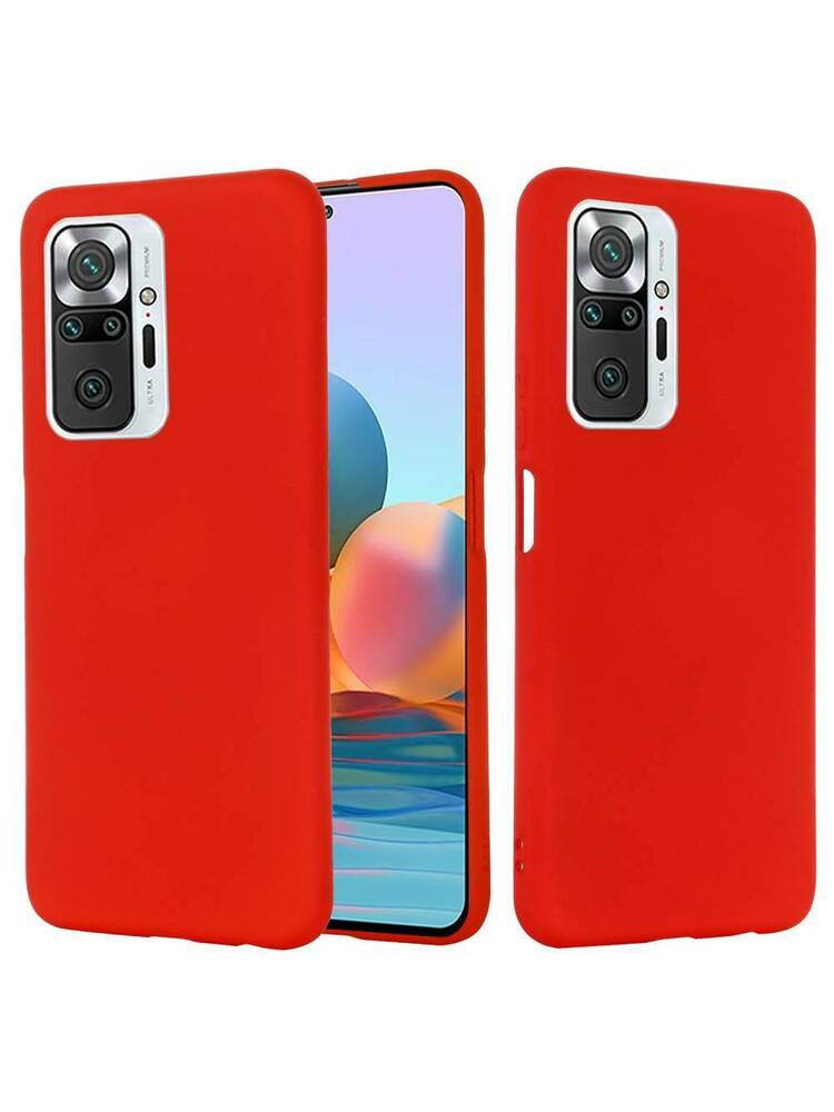 Dėklas XIAOMI REDMI NOTE 10 PRO Silikoninis dėklas raudonas