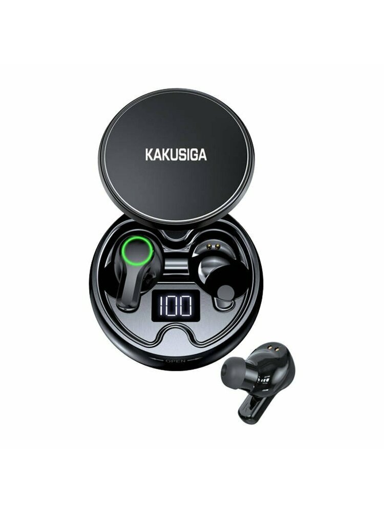 Belaidės ausinės „Bluetooth 5.0 KAKU“ (KSC-544) juodos
