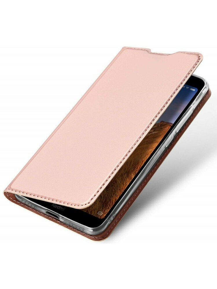  XIAOMI REDMI NOTE 8 PRO Dux Ducis Skin Leather case rožinis