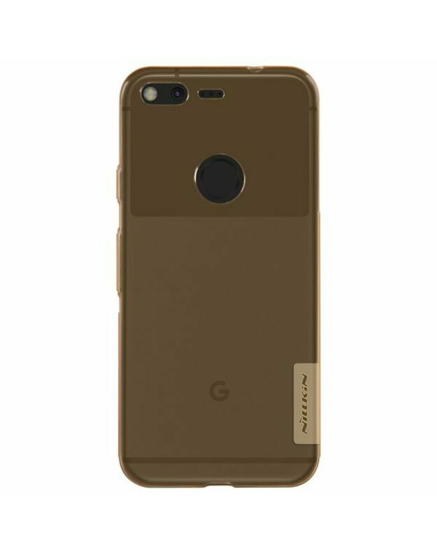 „Nillkin“ - „Google Pixel“ telefono dėklas - dėklas iš natūralaus, elastingo plastiko - 0,6 mm - rudas