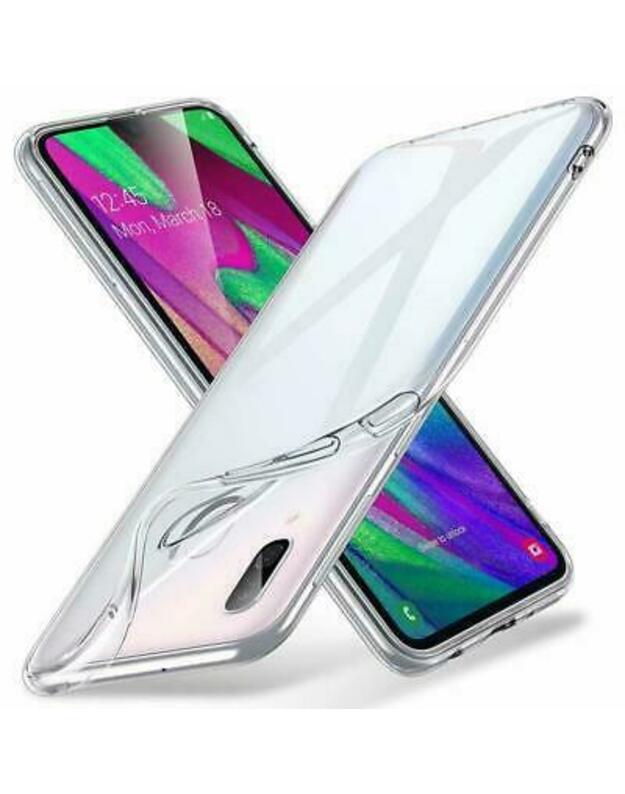 „Samsung Samsung A40 Transparent“ galinis dangtelis