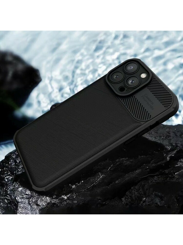 Dėklas Camera Protected Samsung A13 4G A135 juodas