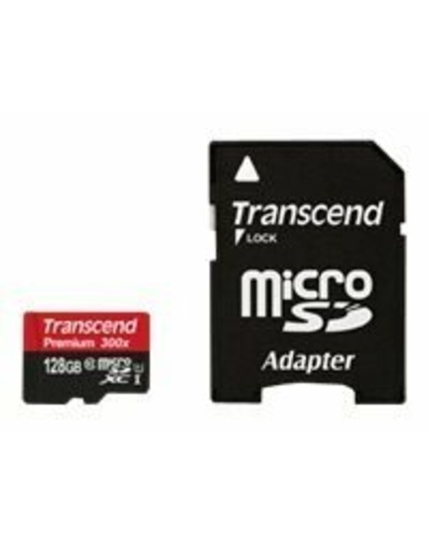 TRANSCEND Premium 128GB microSDXC UHS-I