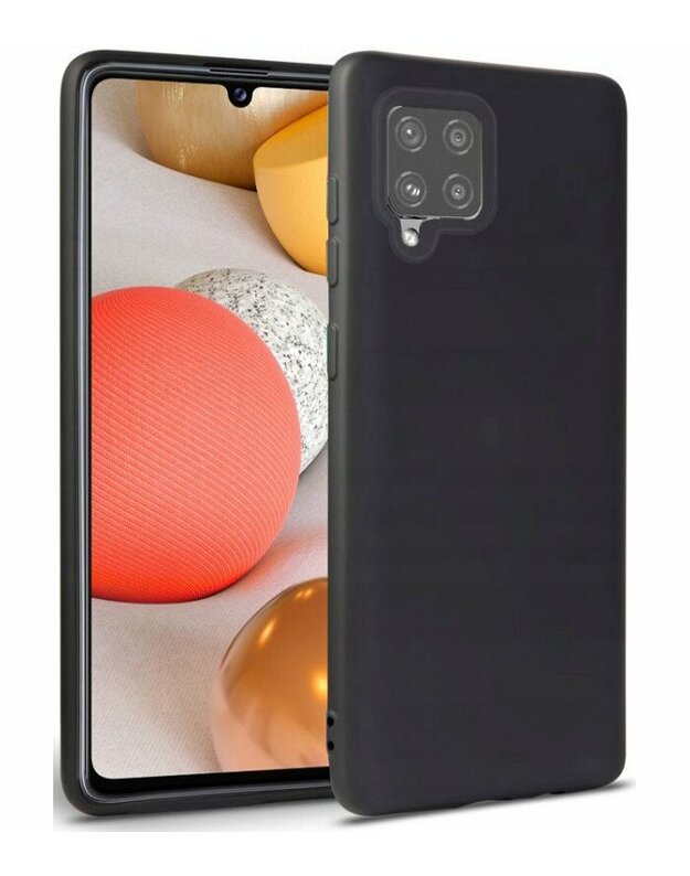 Juodas dėklas Samsung Galaxy A42 5G telefonui "Tech-protect Icon"