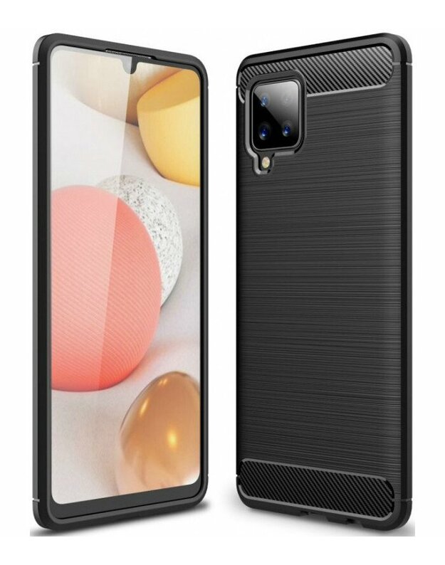 Juodas dėklas Samsung Galaxy A42 5G telefonui "Tech-Protect"