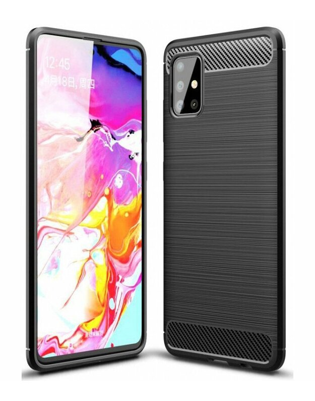 Juodas dėklas Samsung Galaxy M31S telefonui "Tech-Protect"