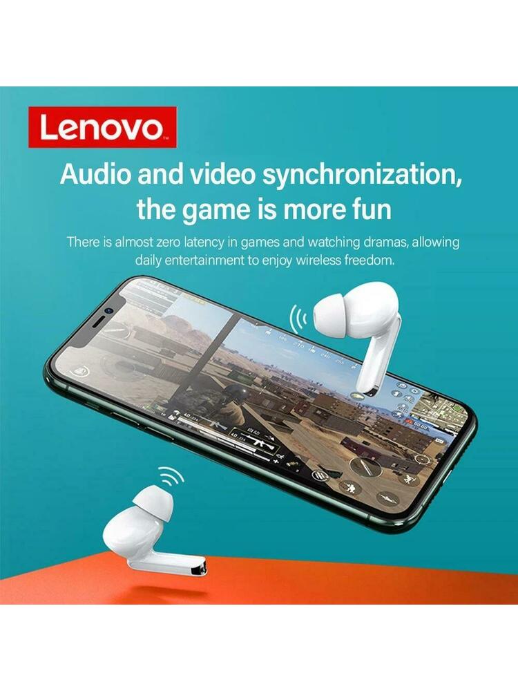 „Lenovo XT90“ belaidės „Bluetooth 5.0“ ausinės „TWS Earbuds“ vandeniui atsparios ausinės „HiFi“ belaidės ausinės