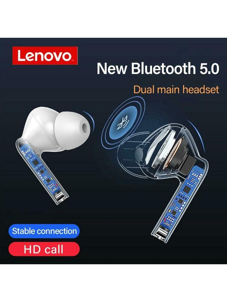 „Lenovo XT90“ belaidės „Bluetooth 5.0“ ausinės „TWS Earbuds“ vandeniui atsparios ausinės „HiFi“ belaidės ausinės