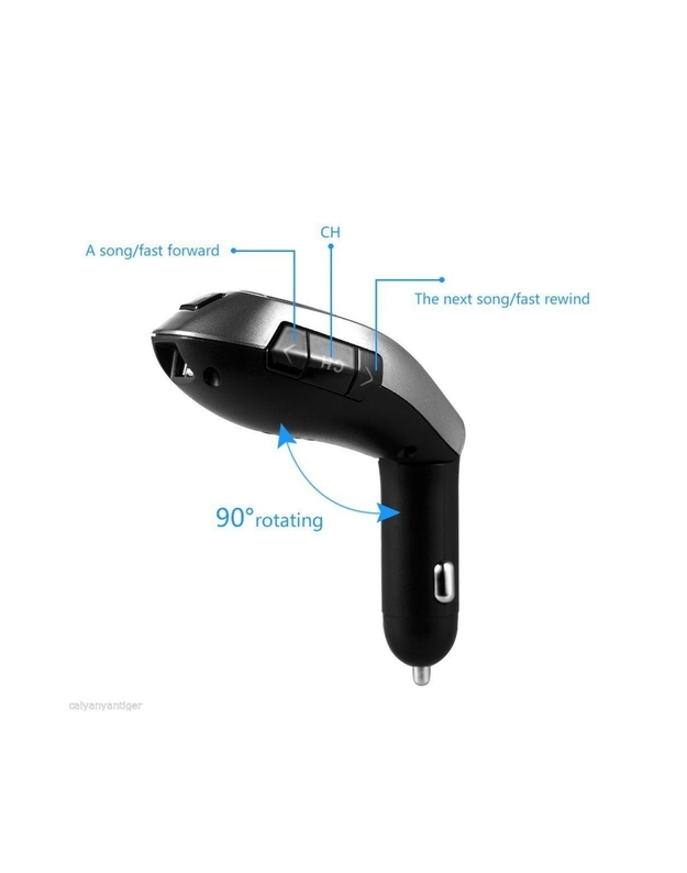 Automobilio FM Moduliatorius X6 Su Bluetooth