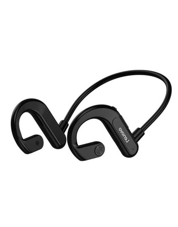 „Bluetooth 5.0“ belaidės ausinės kaulų laidumo sportinės stereofoninės „Lenovo X3“ juodos