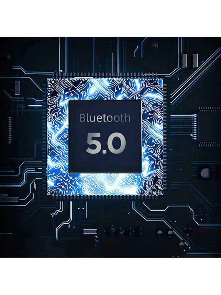 „Bluetooth 5.0“ belaidės ausinės kaulų laidumo sportinės stereofoninės „Lenovo X3“ juodos