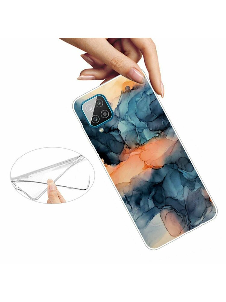 Case SAMSUNG GALAXY A12 Slim Case Art TPU Marble Pattern Style A