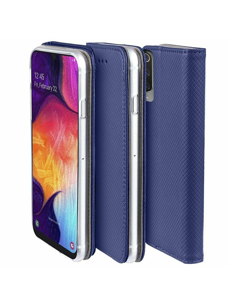 Dėklas SAMSUNG GALAXY A32 4G Flip Magnet tamsiai mėlynas