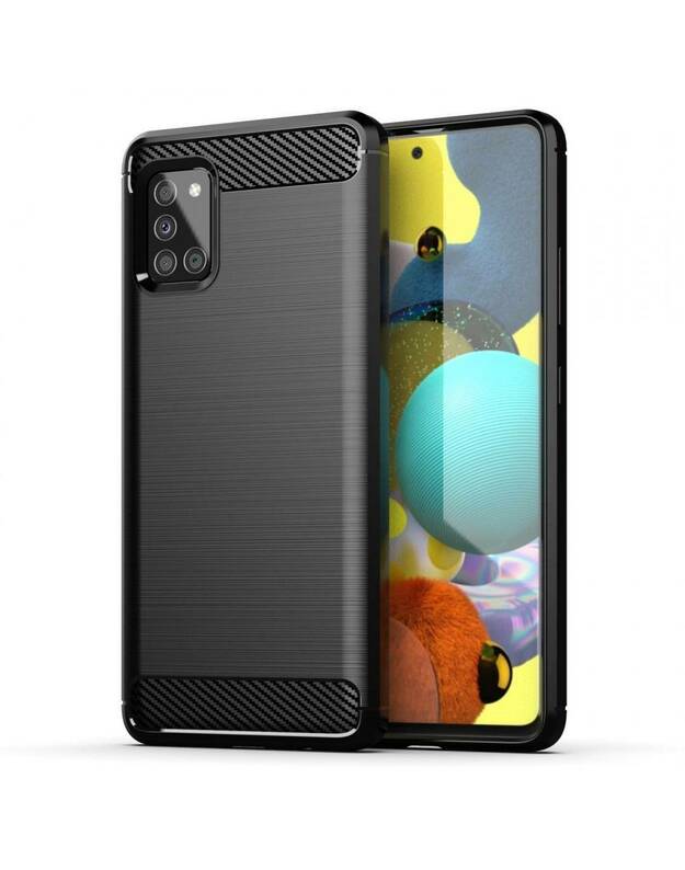 „Forcell“ anglies dėklas, skirtas „Samsung Galaxy A51 5G“ juodas